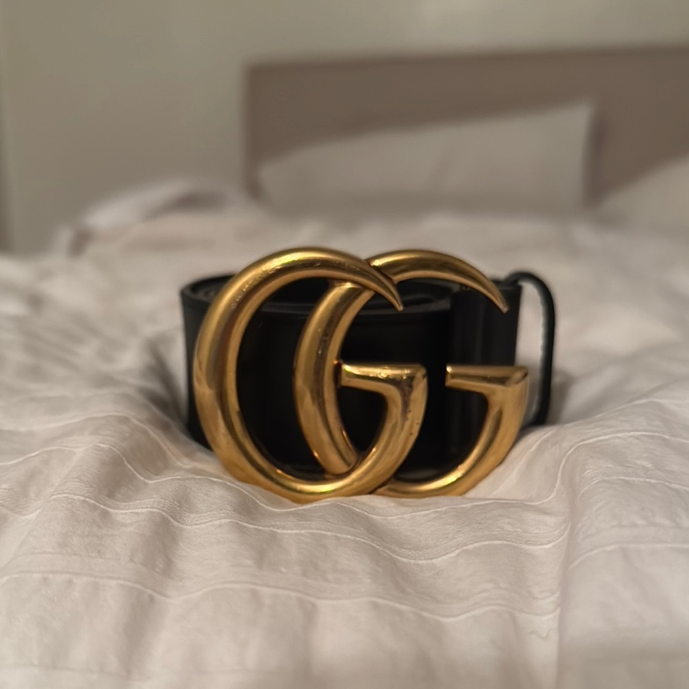 Classic GG Marmont Gucci Belt Wide